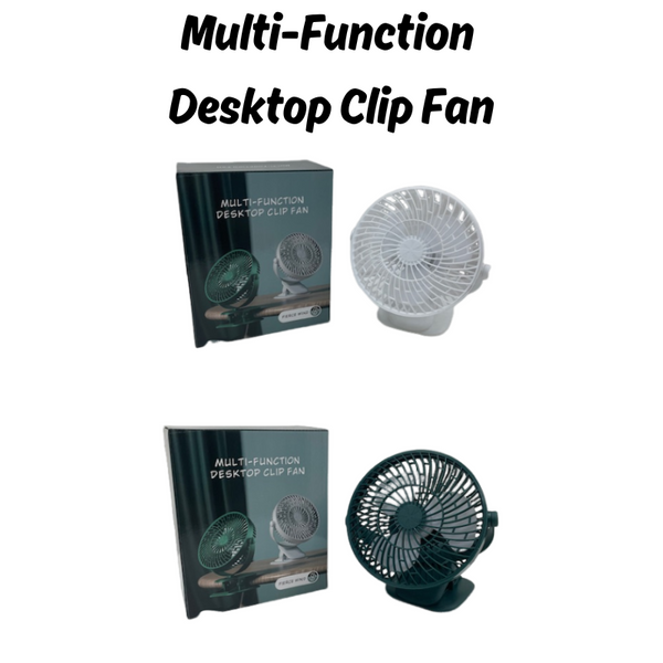 Multi-Function Desktop Clip Fan