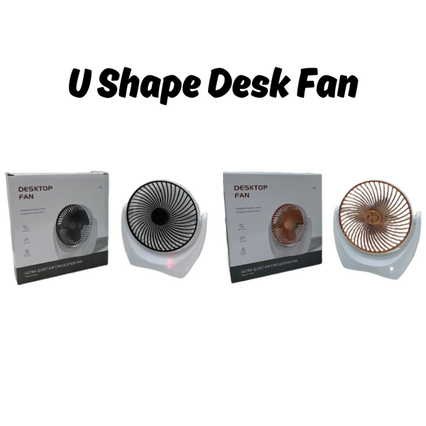 U-Shaped Desk Fan