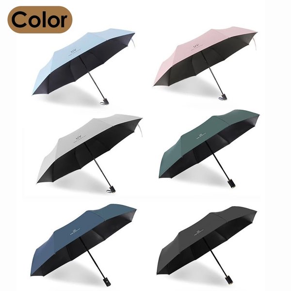 [Contact Us to Quote] Automatic Umbrella Foldable 8 Ribs (UV Protection)