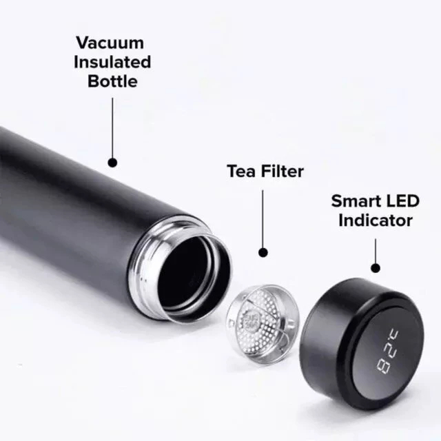 [Contact Us to Quote] Smart LED Stainless Steel Thermal Flask 500ml ...
