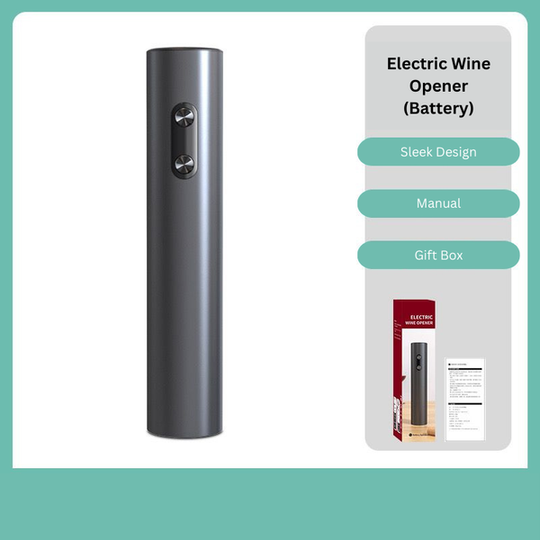 Portable Electric Wine Bottle Opener Battery