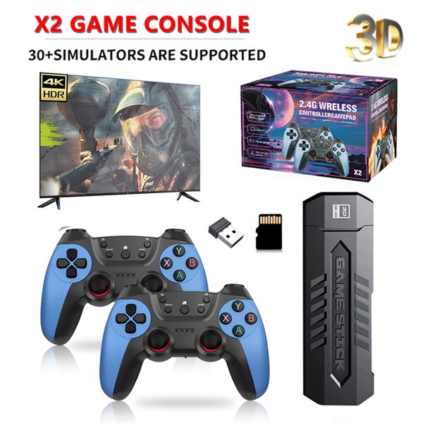 X2 Ultra Retro Game Console (128GB/256GB)(40k+/50k+ Games)(Rechargeable Controllers)