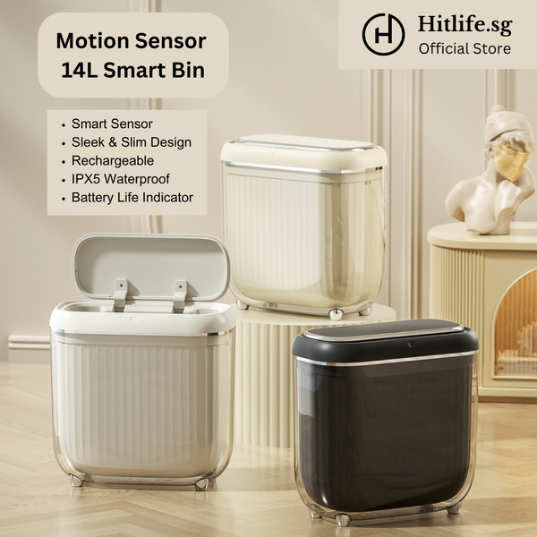 Smart Motion Sensor Rubbish Bin Trash Bin 14L Rechargeable