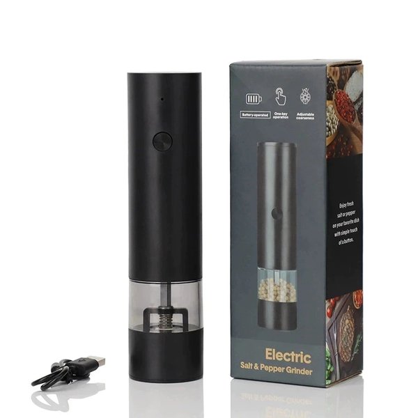 Rechargeable Automatic Salt & Pepper Grinder with LED Indicator