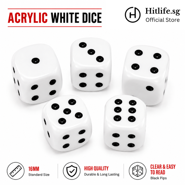 PU Leather Dice Cup 5 White Dices Party Bar Club KTV Entertainment Drinking Game Supplies