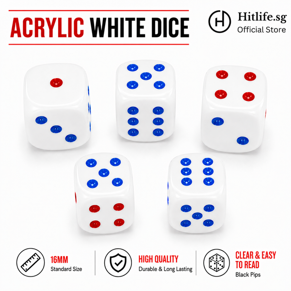 PU Leather Dice Cup 5 White Dices Party Bar Club KTV Entertainment Drinking Game Supplies