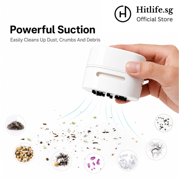 Hit Life Wireless Mini Vacuum USB Rechargeable | Desktop Cleaner