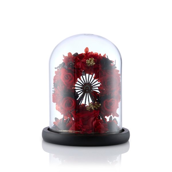 Preserved Rose Dome with LED (Ferris Wheel Series)